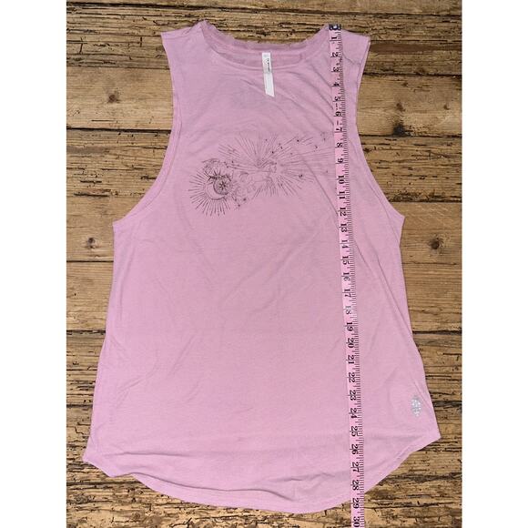 Fp Movement Women’s Size S Pink Sleeveless Long Tank Top - Picture 5 of 5